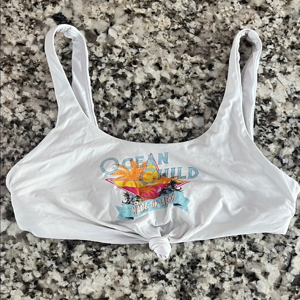 White Bikini Top